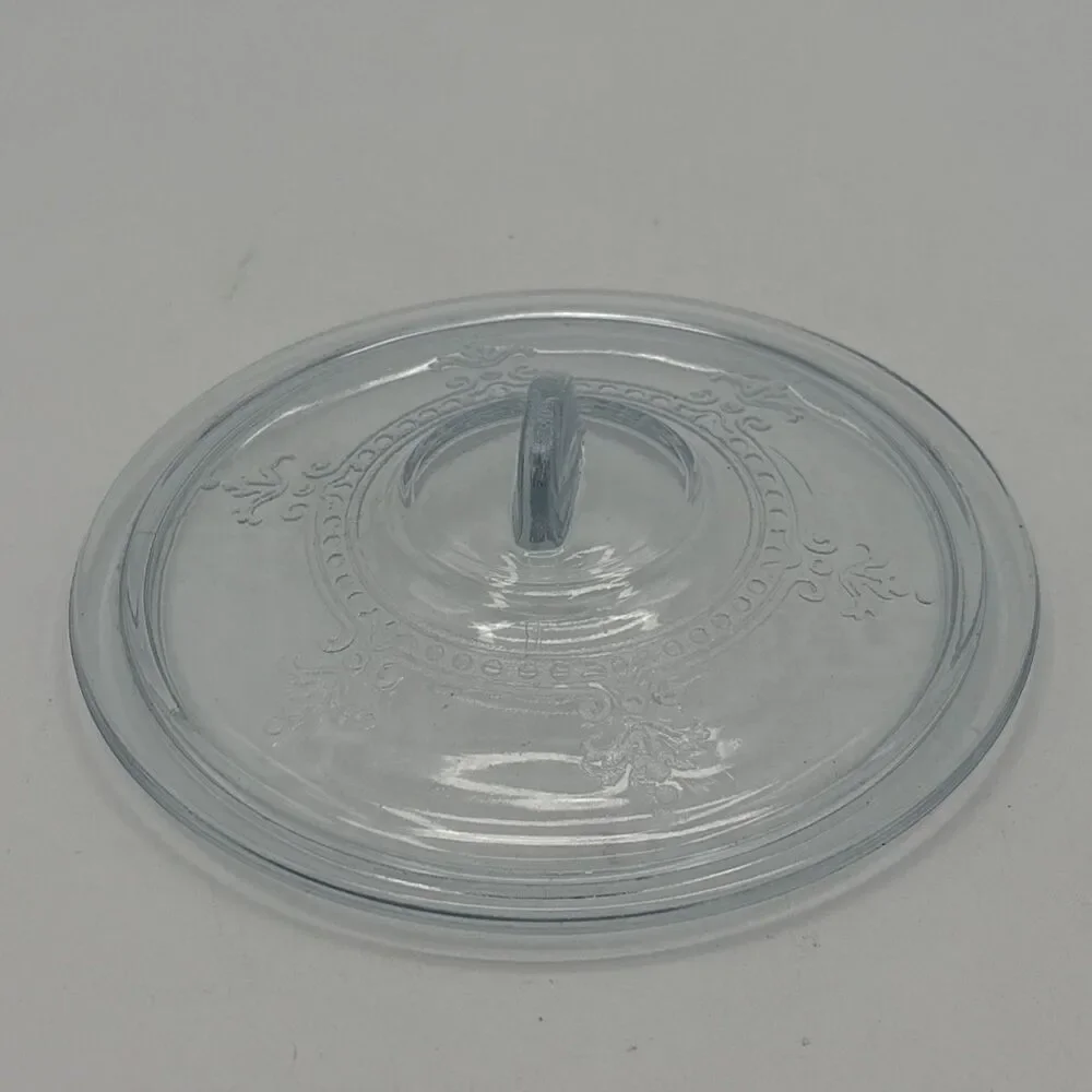 Vintage Fire King Sapphire Blue Philbe Individual Casserole Replacement Lid Only